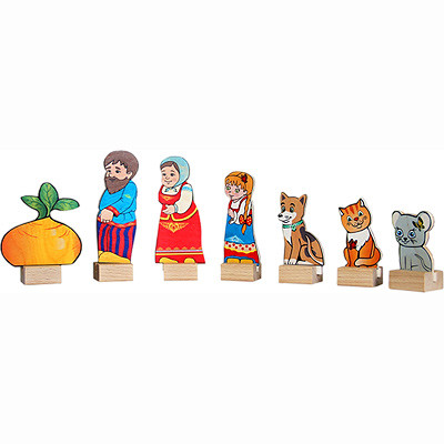 Набор ПЕРСОНАЖИ СКАЗКИ РЕПКА Краснокамская игрушка