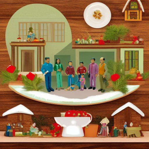 Набор фигурок Семья южноамериканцев 3 поколения, 8 фигурок Miniland