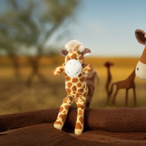 Кукла на пальчик ЖИРАФ Teddykompaniet