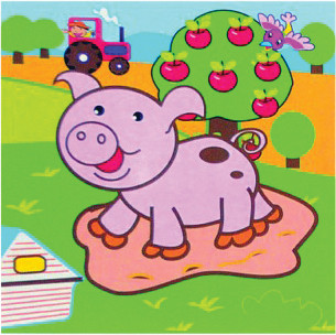 Кубики с картинками ЗВЕРЯТА Woody