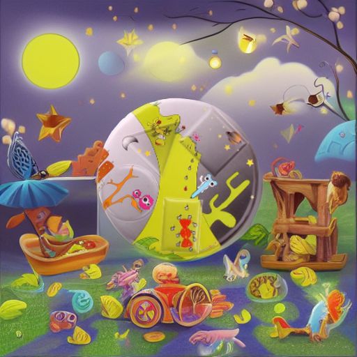 Пазл для ванной ВОЛШЕБНАЯ НОЧЬ BeeZeeBee