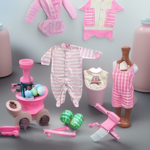 Комбинезон и нагрудник ОРГАНИК розовый, 3-6 месяцев Hudson Baby