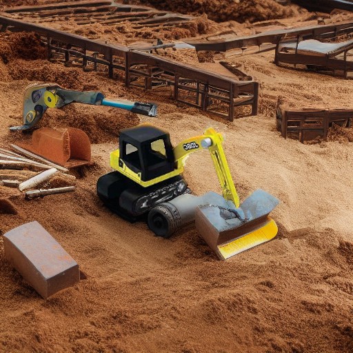 Модель деревянная ЭКСКАВАТОР Colorific