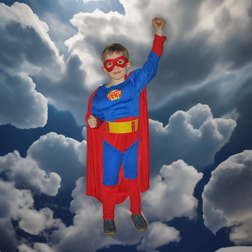 Супермен с мускулаторой, рост 130-140 Snowmen