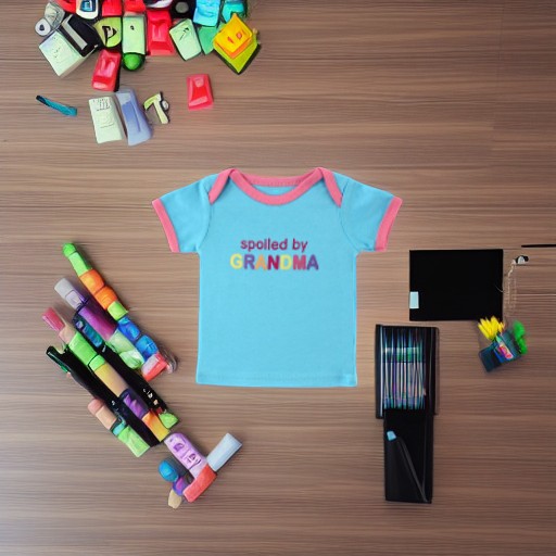 Футболка для девочки ВЕСЕЛЫЕ НАДПИСИ, 6-9 месяцев Luvable Friends