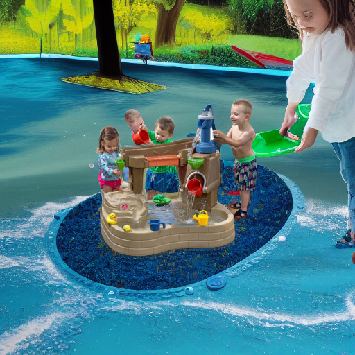 Столик для игр с водой Запруда Step-2