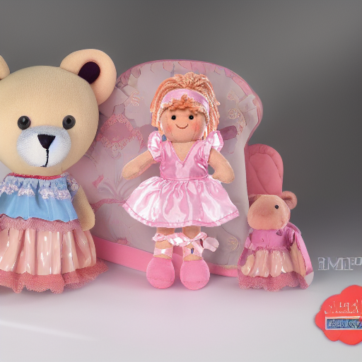 Кукла мягкая МАРТА-БАЛЕРИНА в розовом Teddykompaniet
