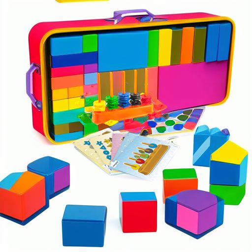 Набор обучающий Abacolor Shapes (50 элементов) в чемоданчике