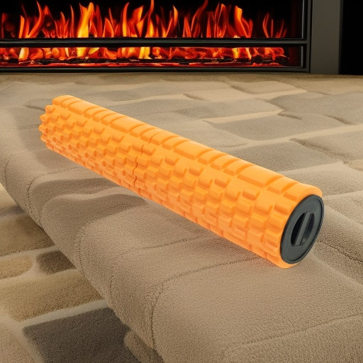 Цилиндр массажный 66х14 см оранжевый IronMaster