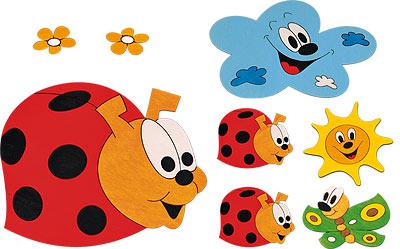 Декор на стену БОЖЬИ КОРОВКИ Pomy Toys