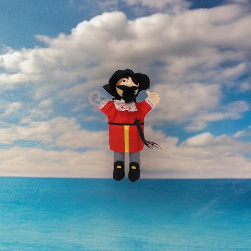 Кукла на руку КАПИТАН ХУК Moravska Ustrenda Brno