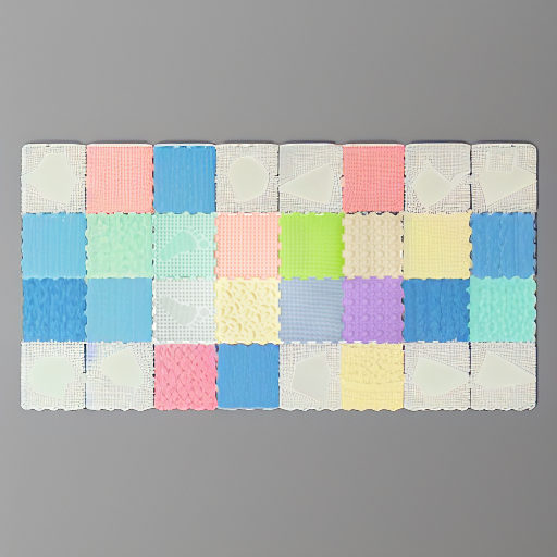 Модульный коврик ОРТОДОН Набор № 1 Универсал пастельные цвета