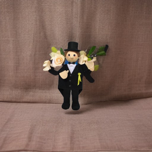 Кукла на руку ЖЕНИХ Moravska Ustrenda Brno