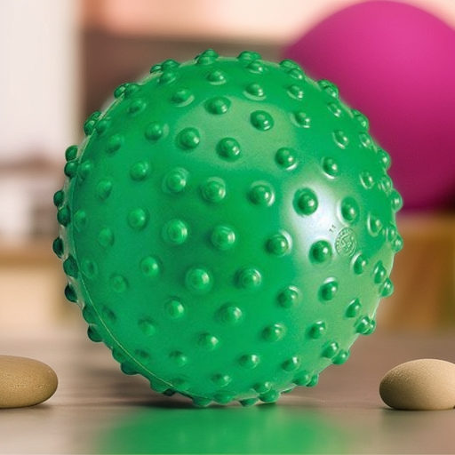 Мяч массажный AKU BALL, 20 см Ledraplastic