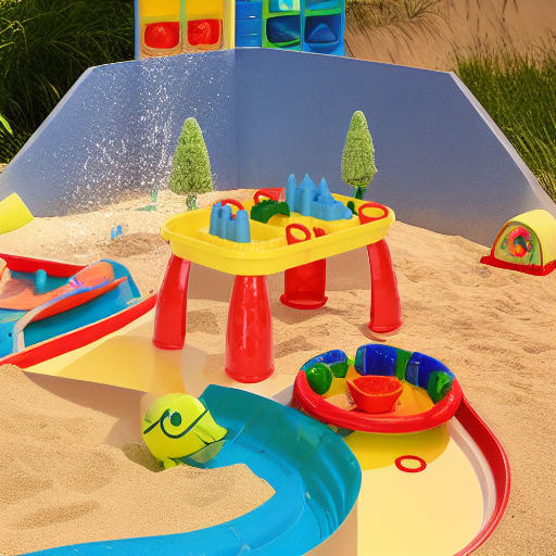 Столик для игры с водой и песком Pilsan