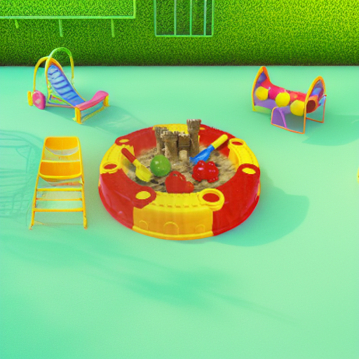 Песочница пластиковая составная 80 см