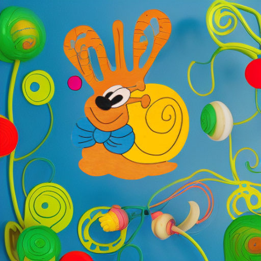 Декор на стену УЛИТКА-МАЛЬЧИК Pomy Toys