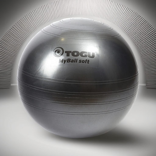Гимнастический мяч TOGU My Ball Soft 55 см черный перламутровый