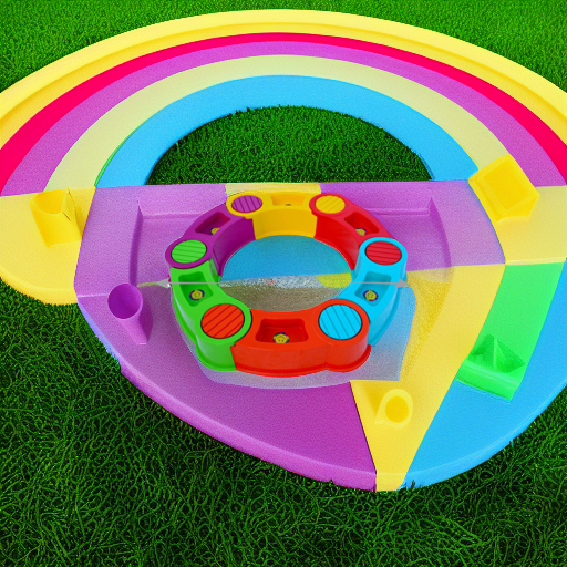 Песочница пластиковая составная Радуга