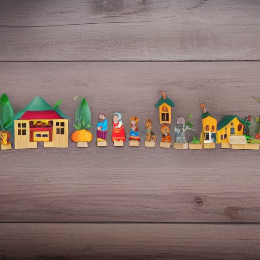 Набор ПЕРСОНАЖИ СКАЗКИ РЕПКА Краснокамская игрушка