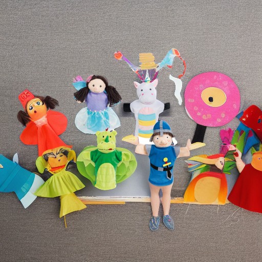 Набор перчаточных кукол для детского игрового театра, 4 штуки Roba