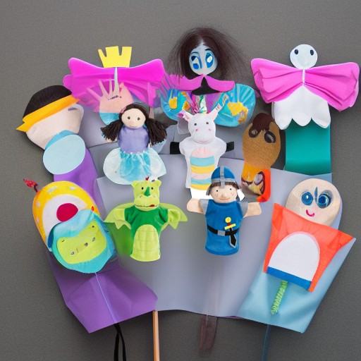 Набор перчаточных кукол для детского игрового театра, 4 штуки Roba