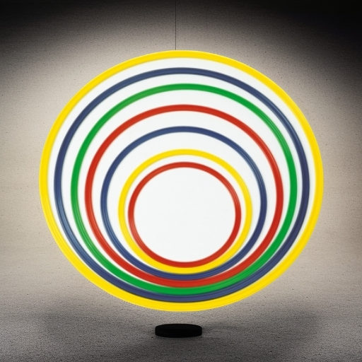 Обруч гимнастический круглый 90 см Italveneta Didattica