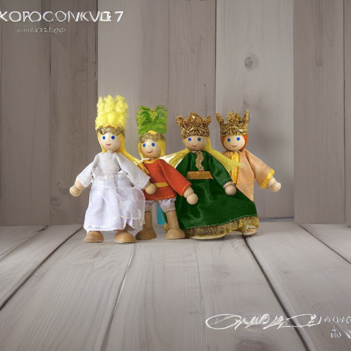 Куколки КОРОЛЕВСКАЯ СЕМЬЯ Woody