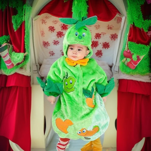 Карнавальный конверт ПЛЮШЕВОЕ ЯБЛОЧКО, 0-3 месяца Veneziano