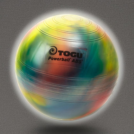 Гимнастический мяч TOGU ABS Powerball 65 см цветной