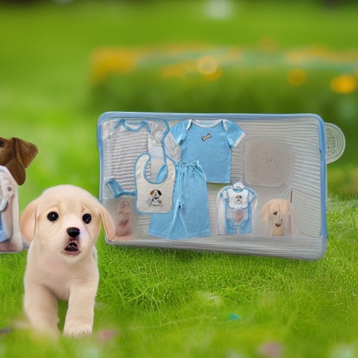 Набор ЩЕНОЧЕК, 0-3 месяца Hudson Baby