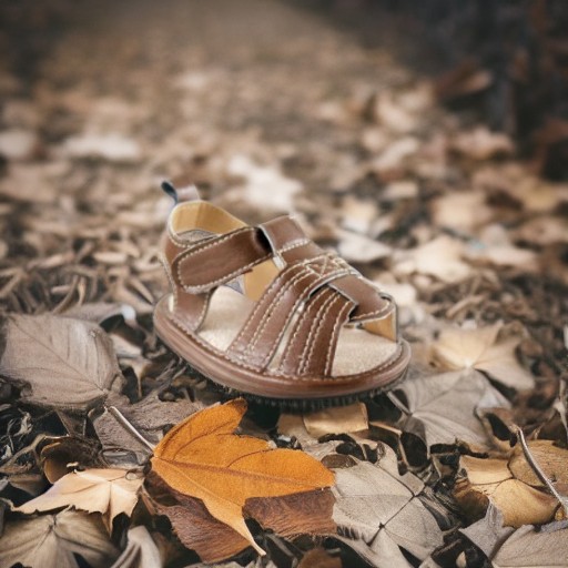 Сандалики для мальчика коричневые, 0-6 месяцев Luvable Friends