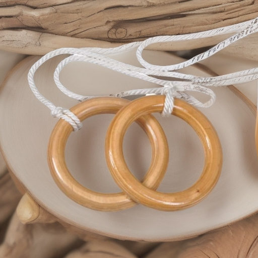 Кольца гимнастические деревянные