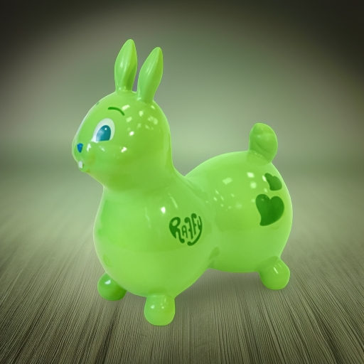 Попрыгун ЗАЙЧИК RAFFY, зеленый Ledraplastic