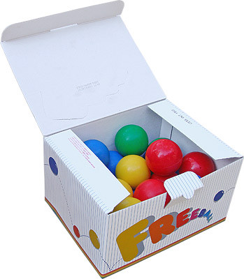 Мяч для реабилитации рук Universal Balls Medium 5,5 см, 24 штуки Ledraplastic
