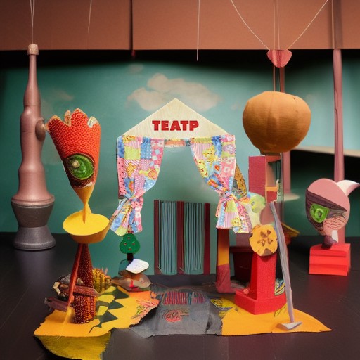 Ширма для кукольного театра настольная Краснокамская игрушка