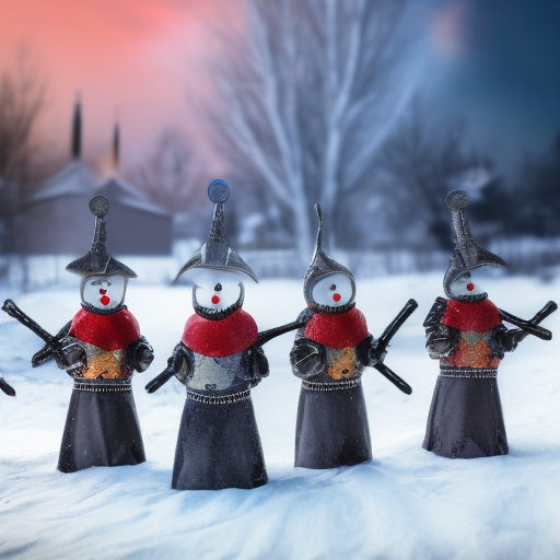 Набор рыцарского оружия Snowmen