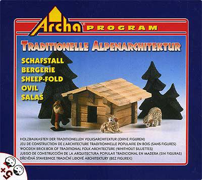 Деревянный конструктор Альпийский шалаш, 29 деталей Archa Program