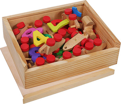 Паровозик с цифрами (в ящичке) ТД Дворики