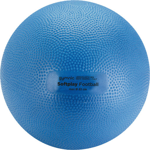 Мяч игровой Softplay Football 22 см Ledraplastic