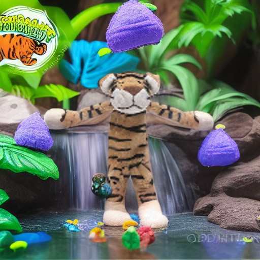 Кукла на пальчик ТИГР Teddykompaniet