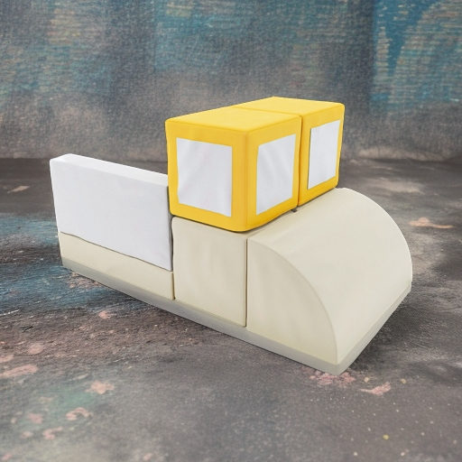 Мягкие игровые блоки Самосвал Pastel Romana