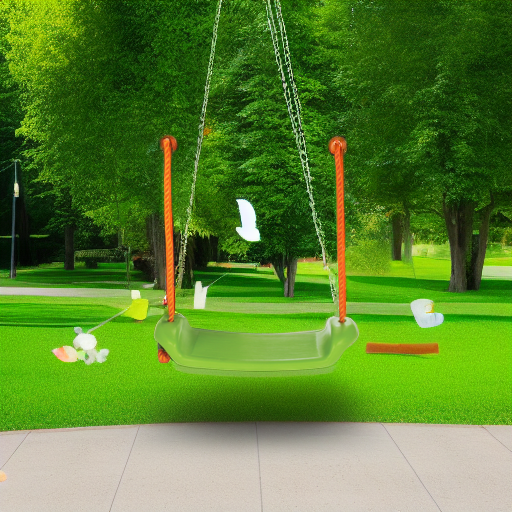 Качели подвесные Park Swing зеленые Pilsan