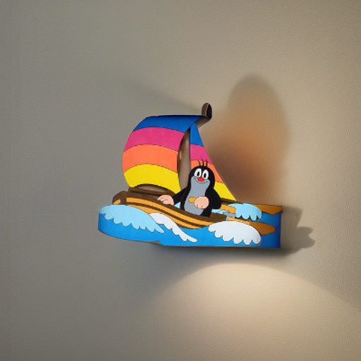 Лампа настенная КРОТ НА КОРАБЛЕ Pomy Toys