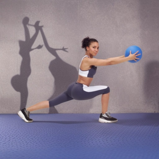 Мяч для фитнеса утяжеленный MED BALL 32 см 3 кг синий Ledraplastic