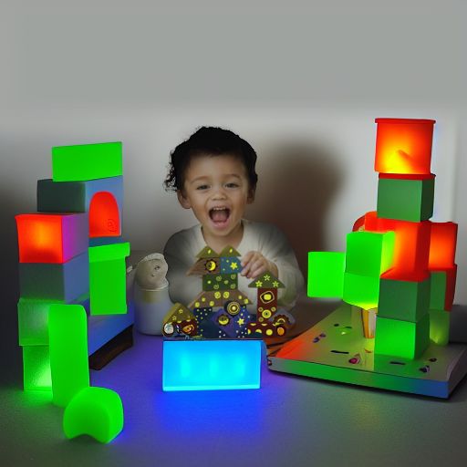 Набор светящихся блоков Чудо в темноте