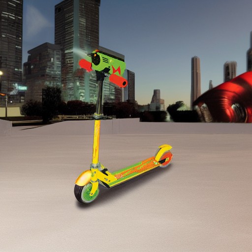 Самокат ATTACK с пневматическим автоматом Zinc