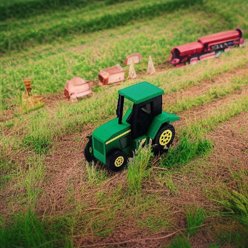 Модель деревянная ТРАКТОР Colorific