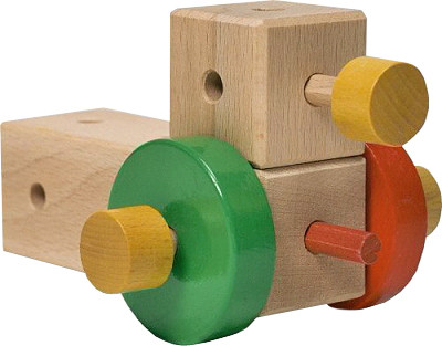 Деревянный конструктор Ki 0, 30 деталей Matador