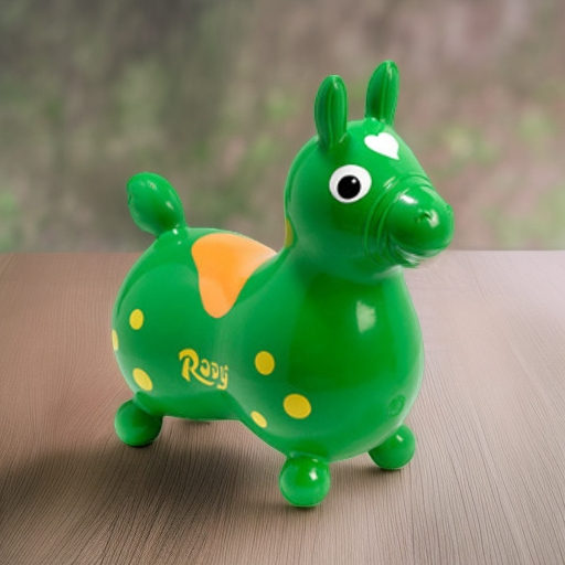 Попрыгун Лошадка Rody зеленый Ledraplastic